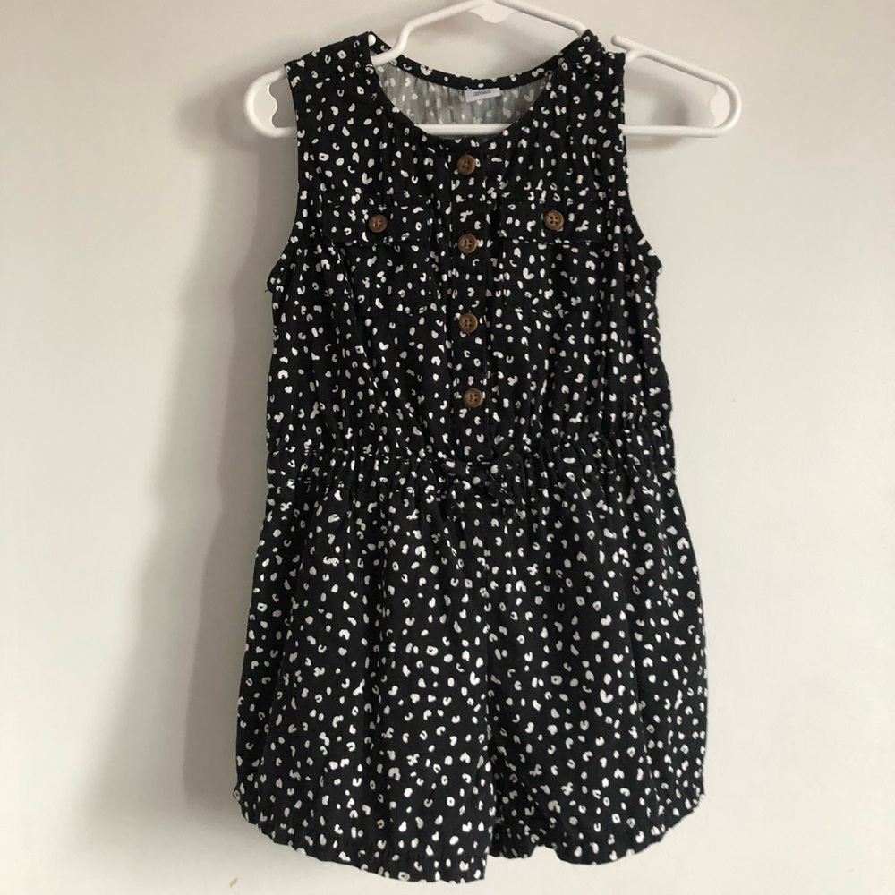Toddler Leopard Print Romper